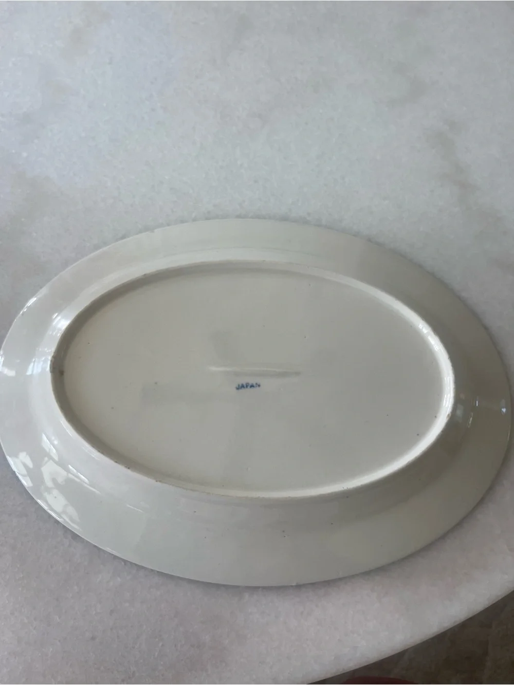 Blue Willow China Oval Tray Platter Serving Tray Chinoiserie